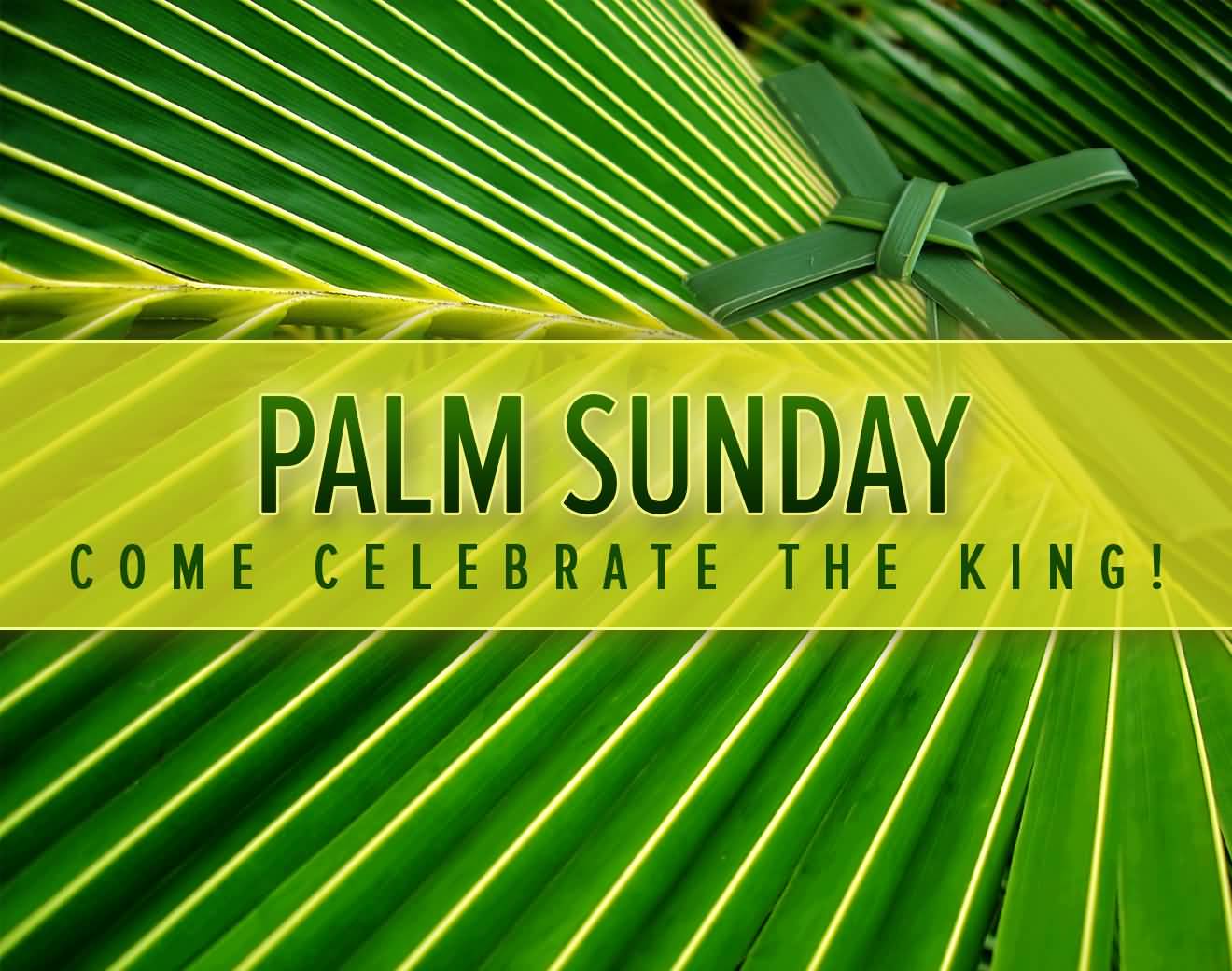 Palm Sunday Come Celebrate The King