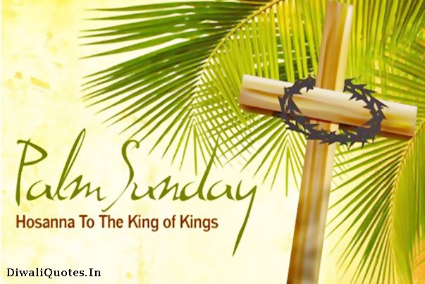 Palm Sunday Hosanna To The King Of Kings Cross With Thorn Crown