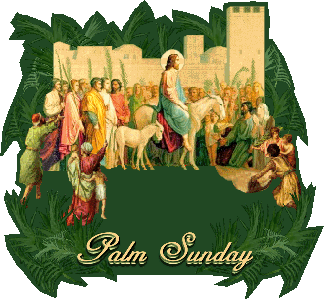 Palm Sunday Jesus Christ Clipart