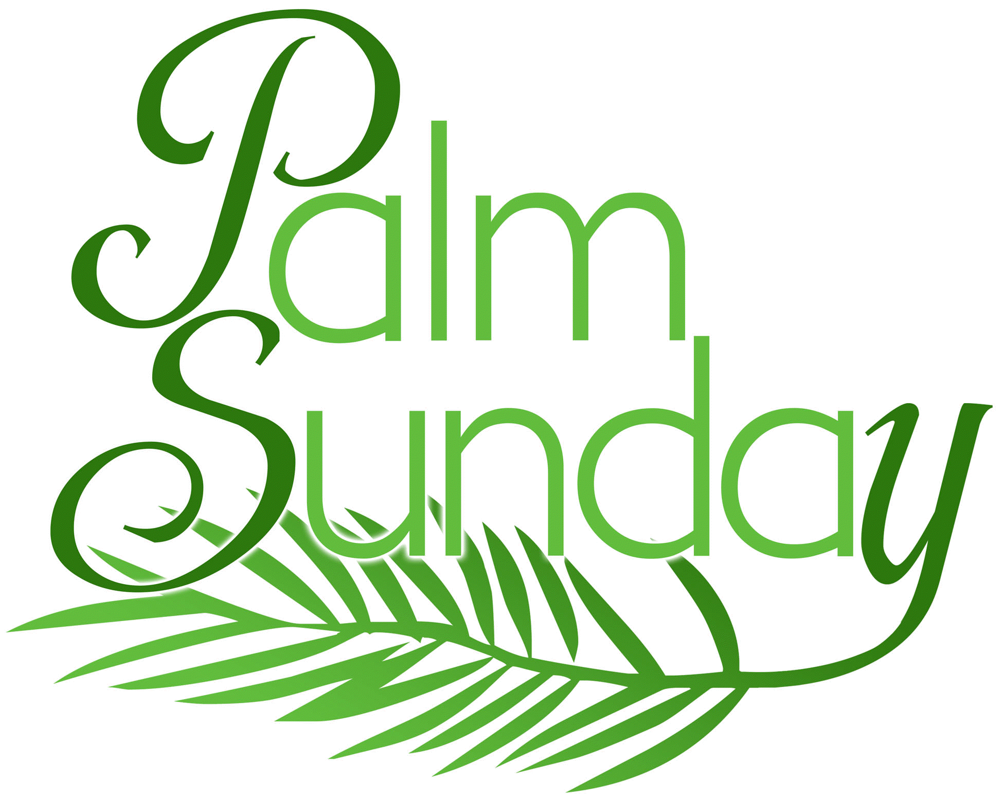 Palm Sunday Leaf Clipart