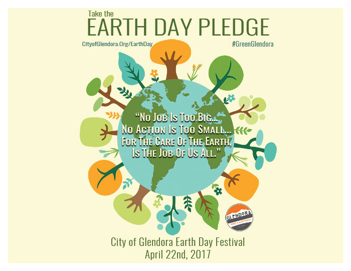 Take the Earth Day Pledge April 22nd, 2017