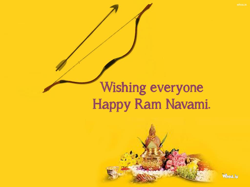 Wishing Everyone Happy Ram Navami Bow And Arrow