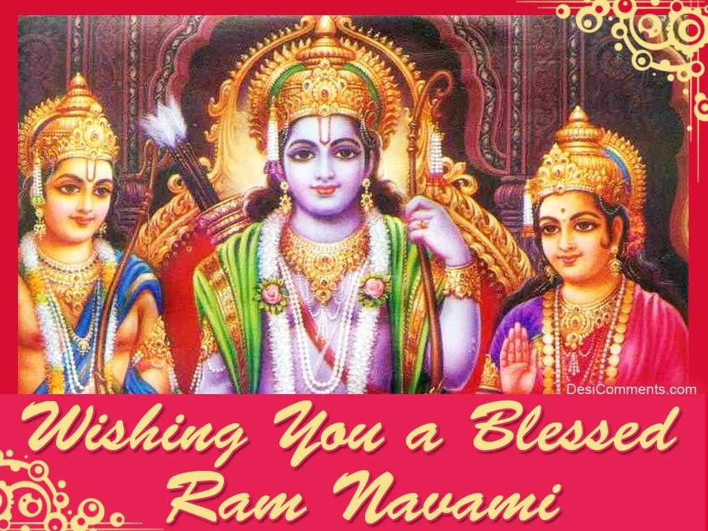 Wishing You A Blessed Ram Navami Card