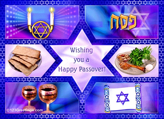 Wishing You A Happy Passover Greeting Card