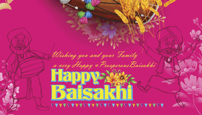 Wishing You And Your Family A Very Happy & Prosperous Baisakhi Happy Baisakhi Card