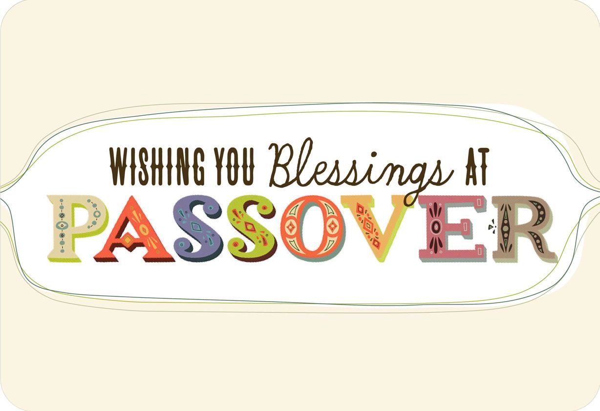 Wishing You Blessings At Passover Greeting Card