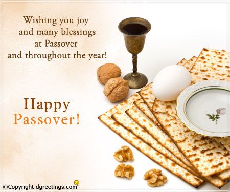 Wishing You Joy And Many Blessings At Passover And Throughout The Year Happy Passover