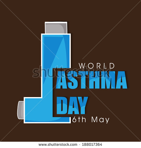 World Asthma Day 6th May Illustration