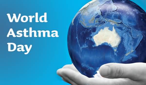 World Asthma Day Earth Globe In Hands