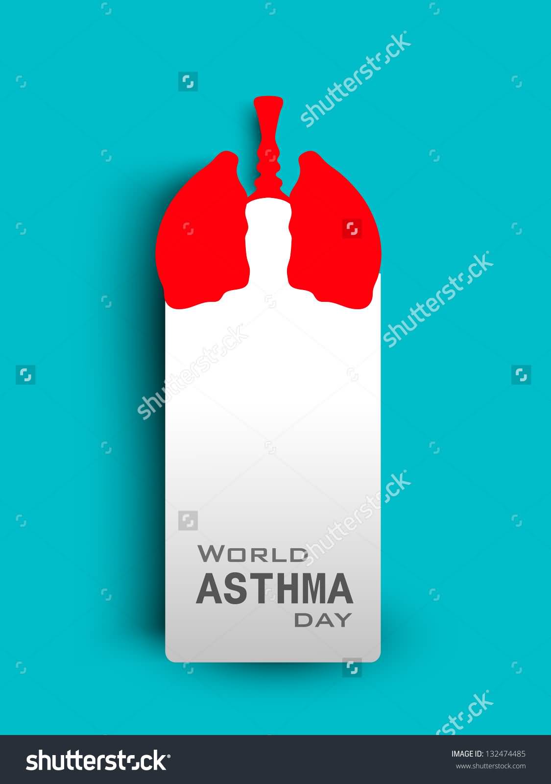 World Asthma Day Lungs Card
