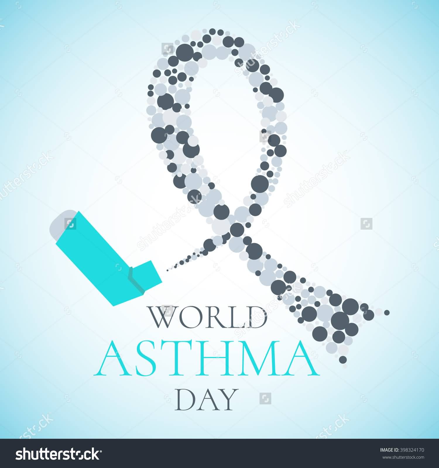 World Asthma Day Pump Illustration