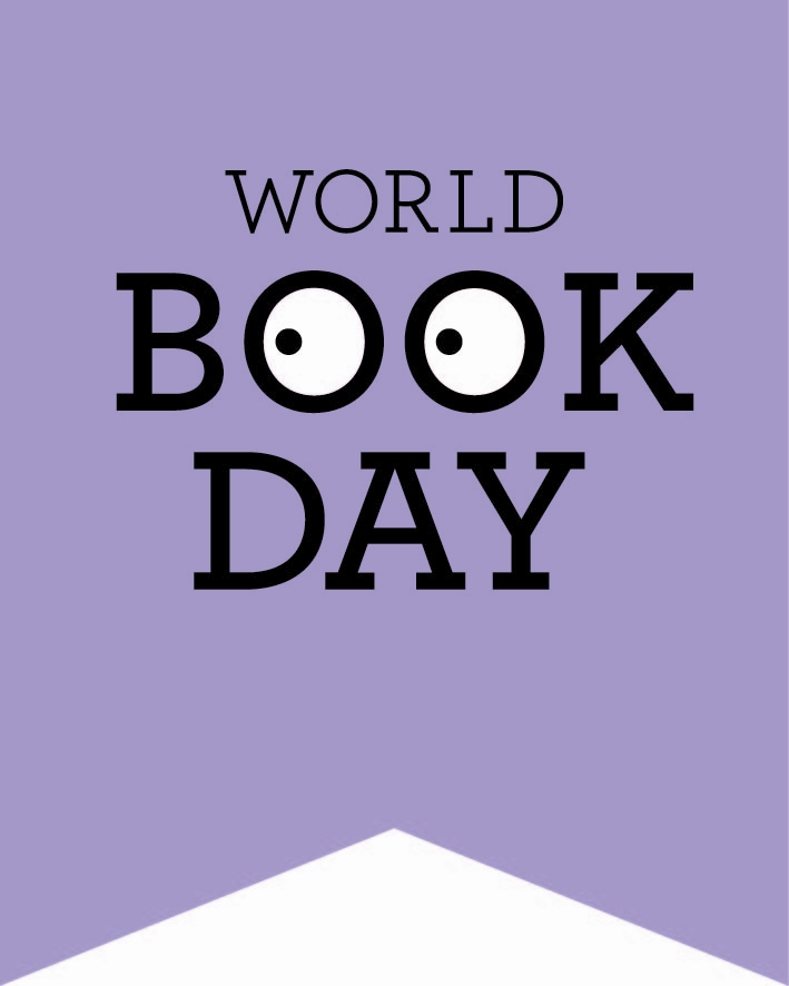 World Book Day Purple Greeting Card
