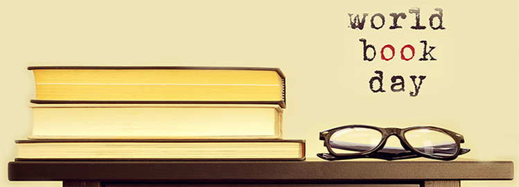World Book Day Spectacles And Books On Table Facebook Cover Picture