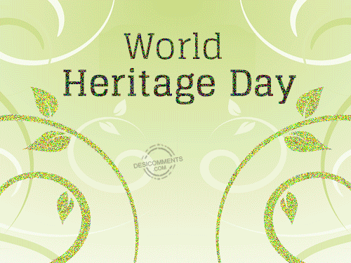 World Heritage Day 2017 Glitter Picture