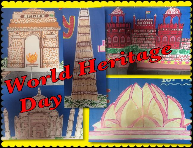 World Heritage Day Hand Made Greeting Card