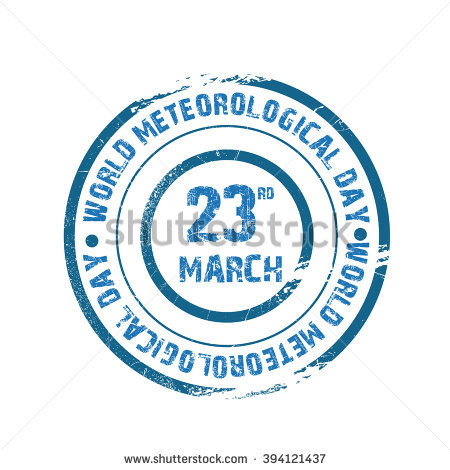 World Metrological Day 23rd March Round Stamp