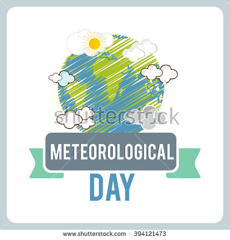 World Meteorological Day Earth Globe