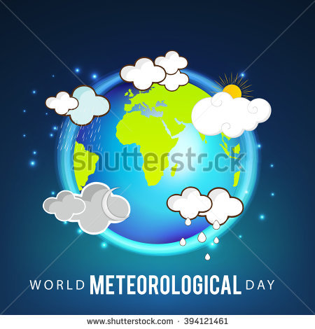 World Meteorological Day Earth Illustration