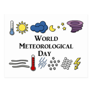 World Meteorological Day Postcard