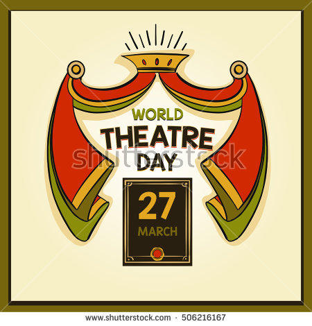 World Theatre Day 27 March Illustration