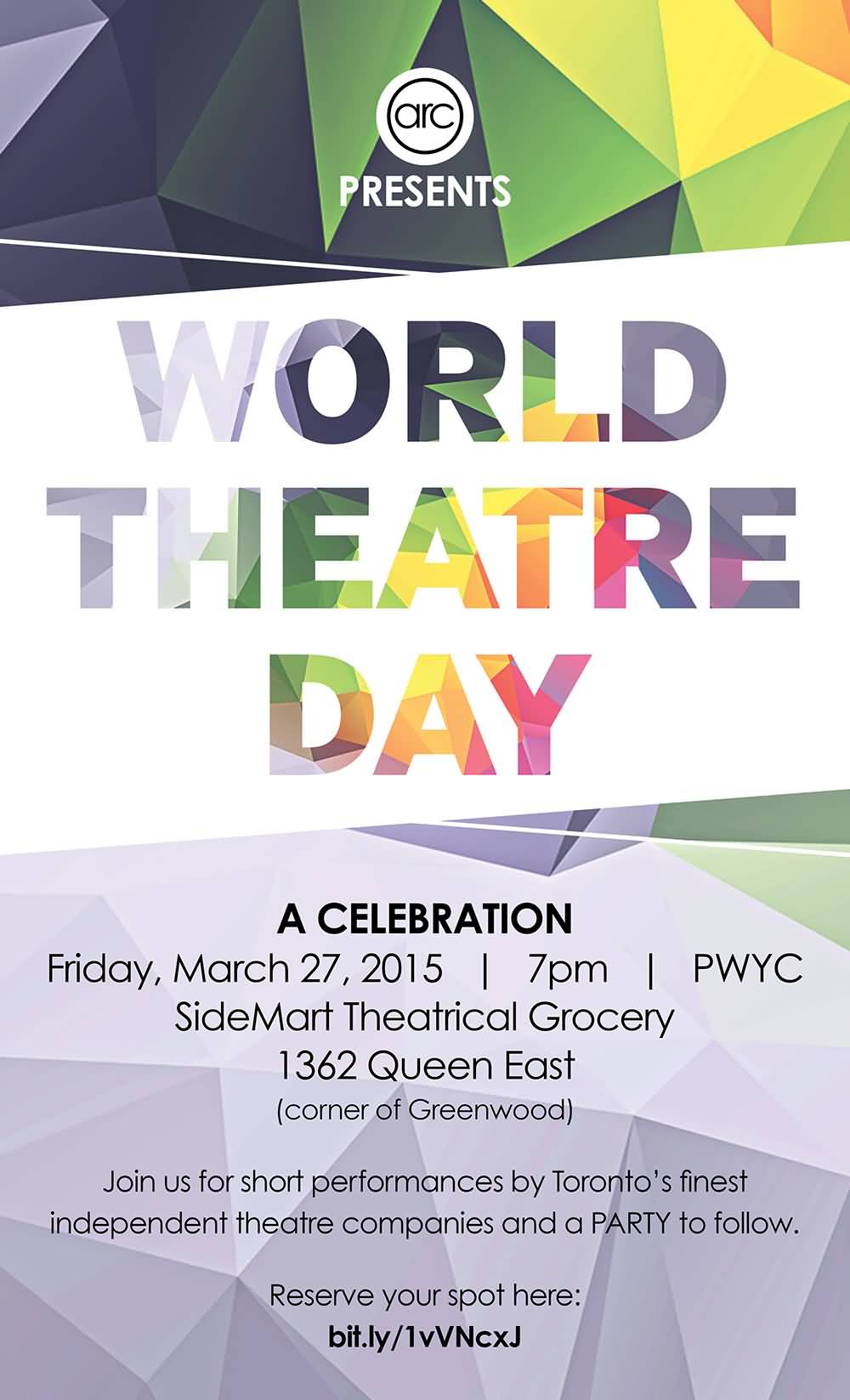 World Theatre Day Poster