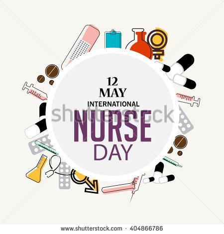 12 May International Nurse Day Illustration