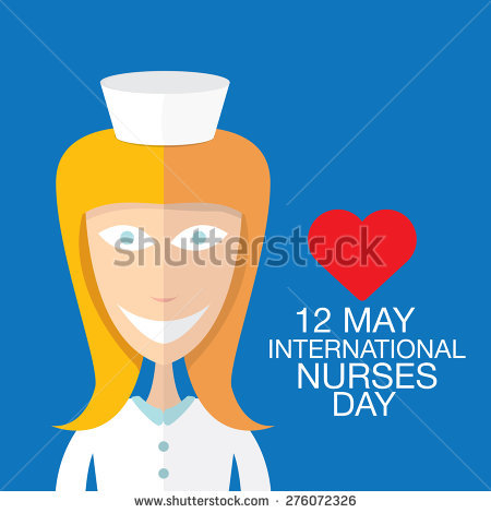 12 May International Nurses Day Illustration