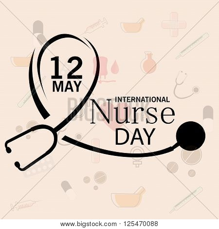 12 May International Nurses Day Stethoscope