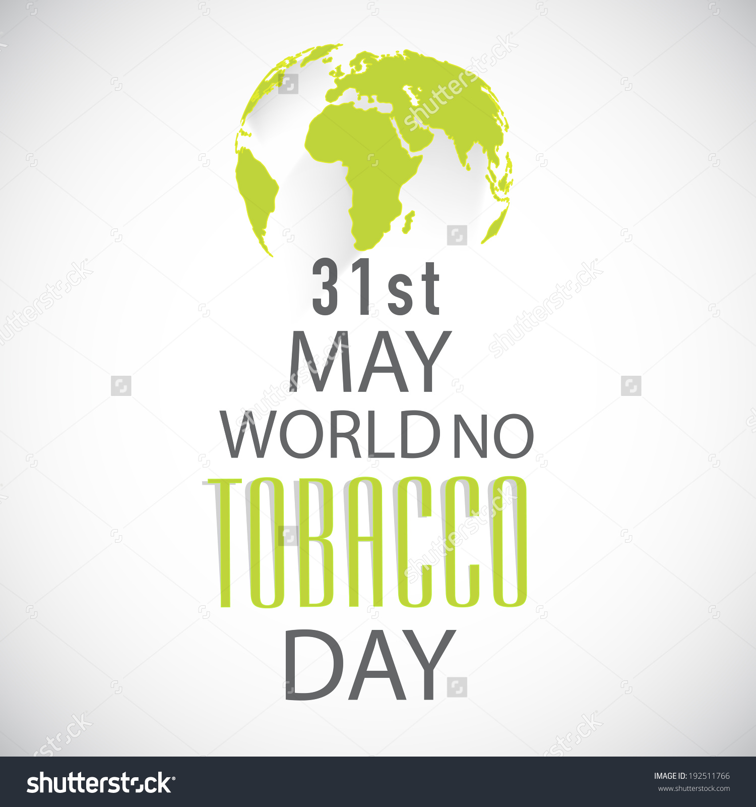 31st May World No Tobacco Day Illustration