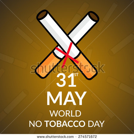 31st World No Tobacco Day Cigarettes Illustration