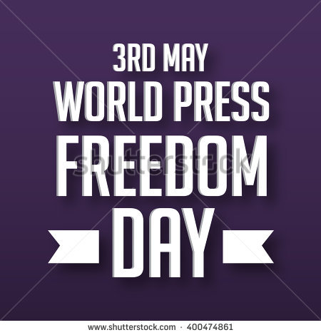 3rd May World Press Freedom Day Card Illustration