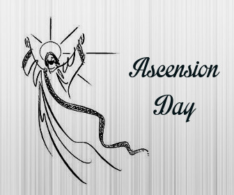 Ascension Day Greeting Card