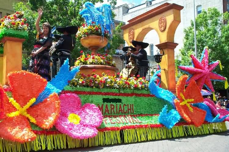 Float During Cinco De Mayo Parade