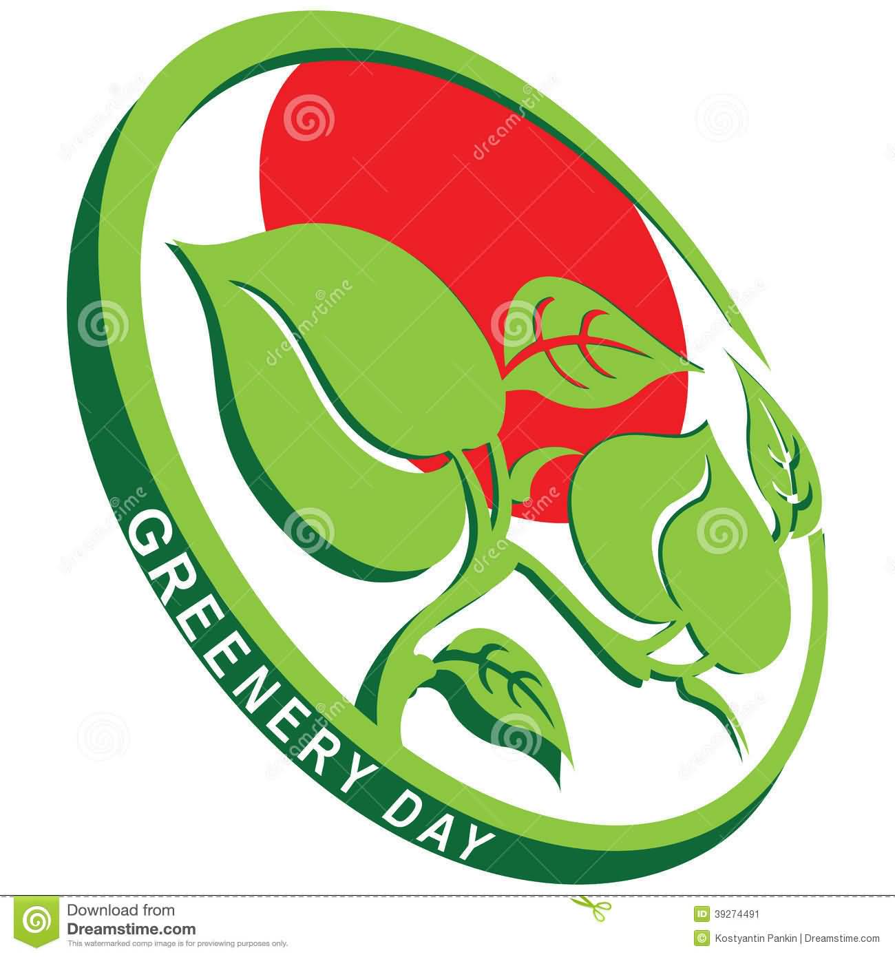 Greenery Day Emblem