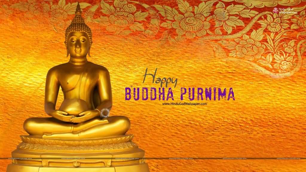 Happy Buddha Purnima Adorable Greeting Card