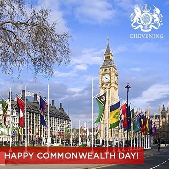 Happy Commonwealth Day Big Ben Tower In Background