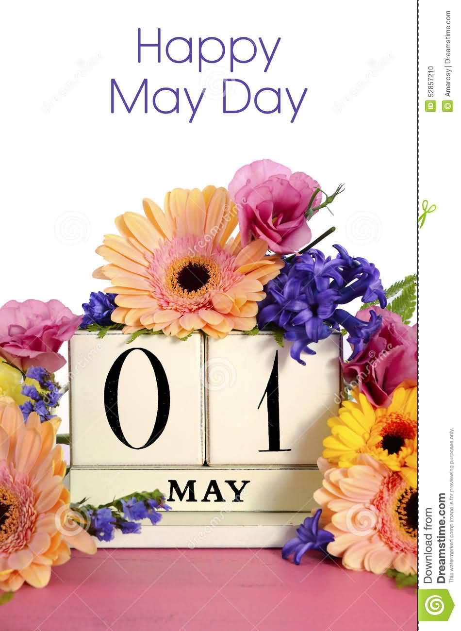 Happy May Day 1 May Card