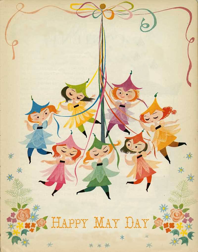 Happy May Day 2017 Card