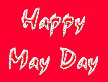 Happy May Day Glitter