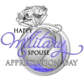 Happy Military Spouse Appreciation Day Diamond Ring