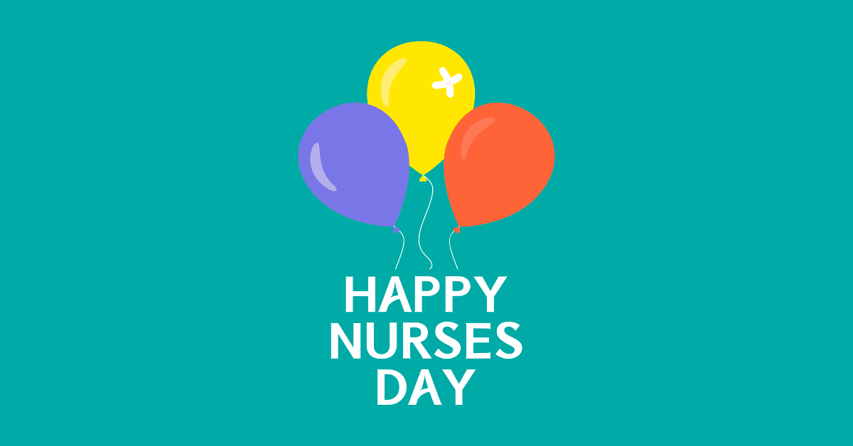 Happy Nurses Day Balloons Image