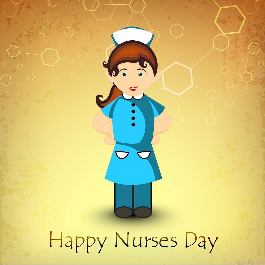 Happy Nurses Day Beautiful Nurse Cartoon Picture