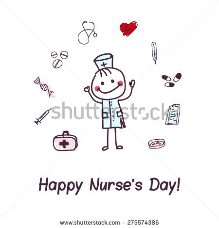 Happy Nurses Day Illustration