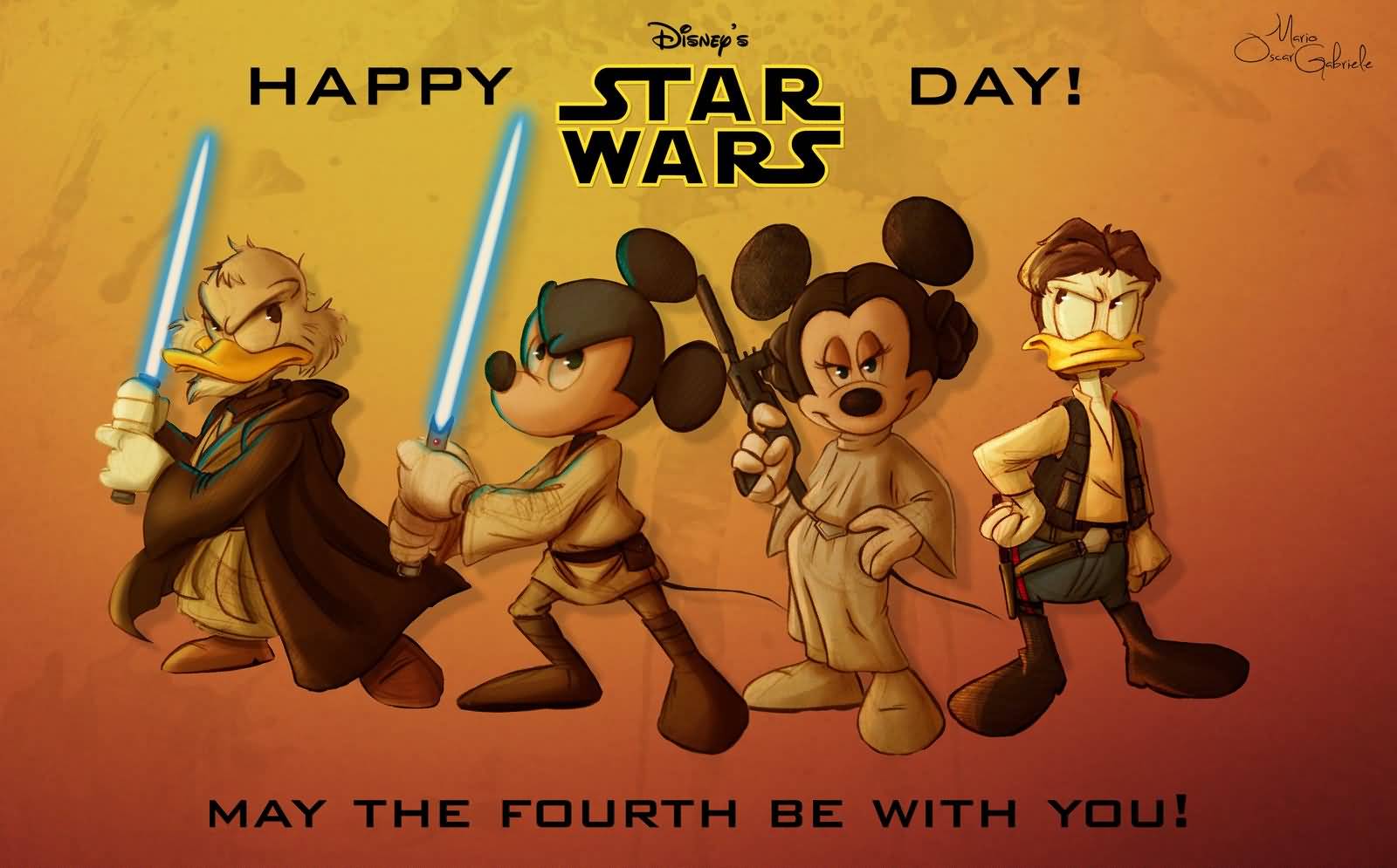Happy Star Wars Day May The Fourth Be With You Disney Picture