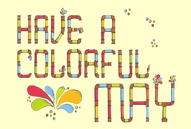 Have A Colorful May Card