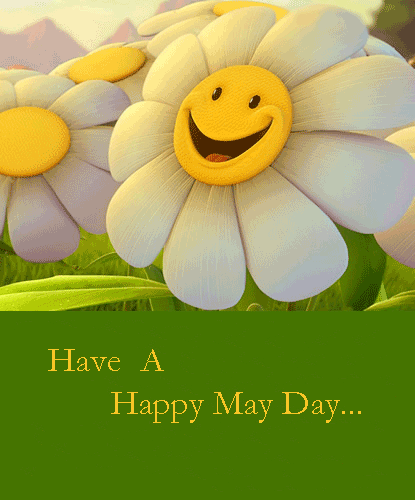 Have A Happy May Day Sunflower Card