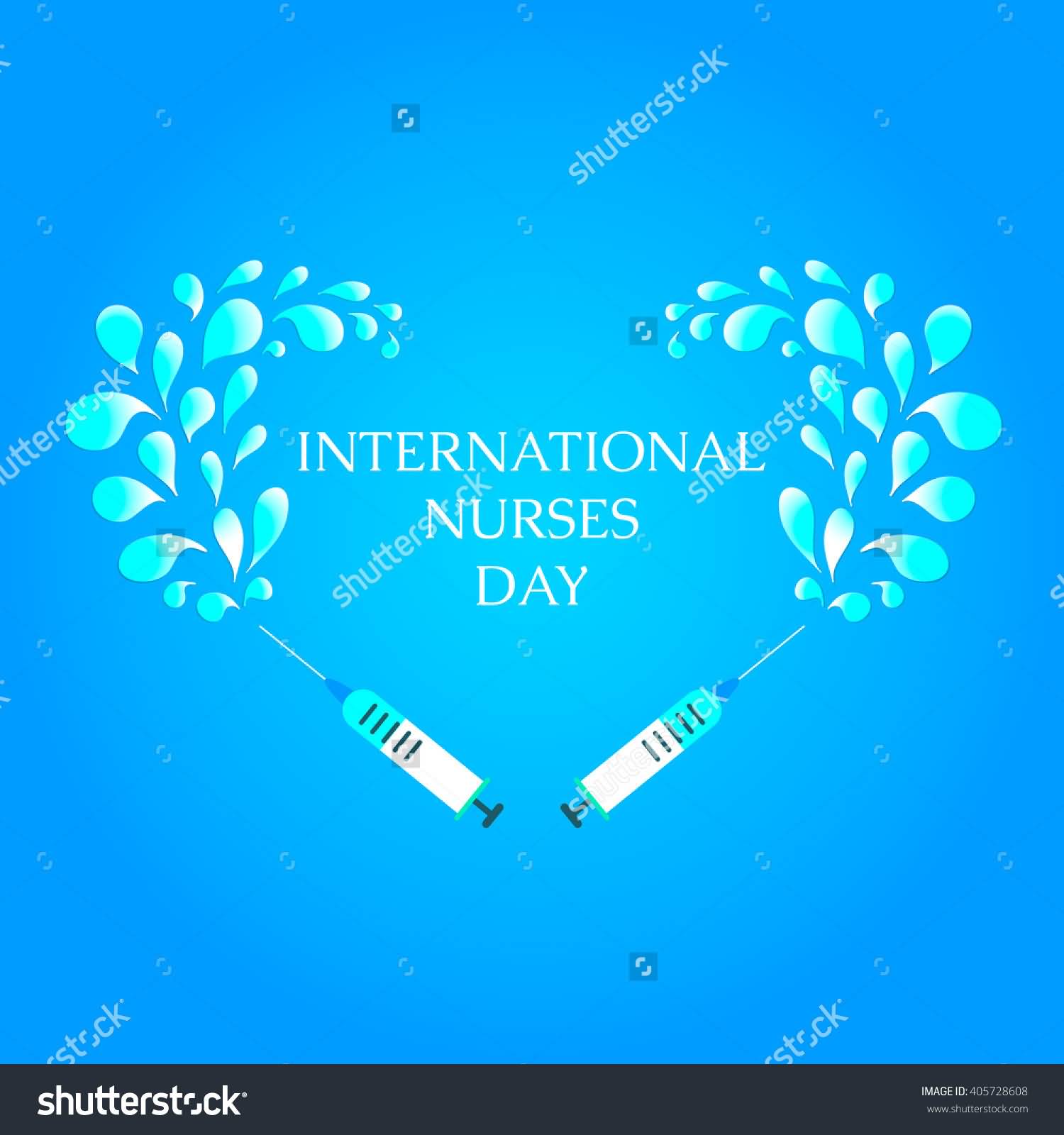 International Nurses Day Injections Illustration