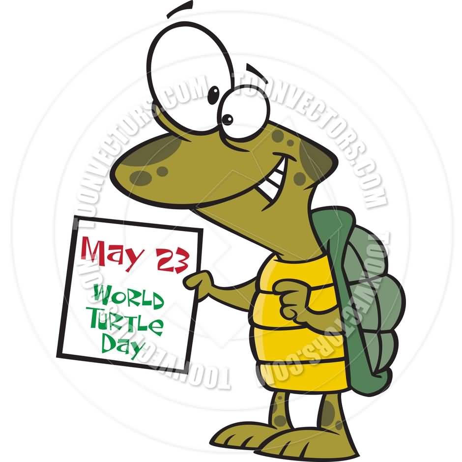 May 23 World Turtle Day Clipart