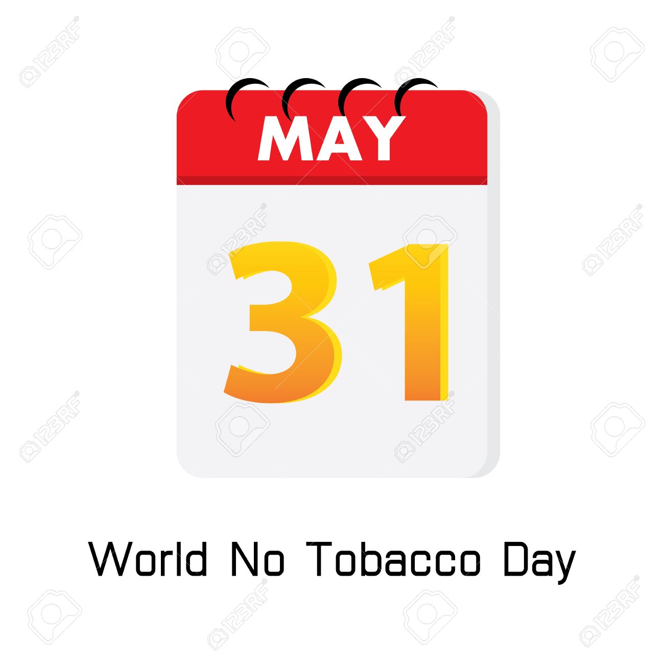 May 31 World No Tobacco Day Calendar