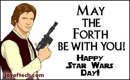 May The Forth Be With You Happy Star Wars Day